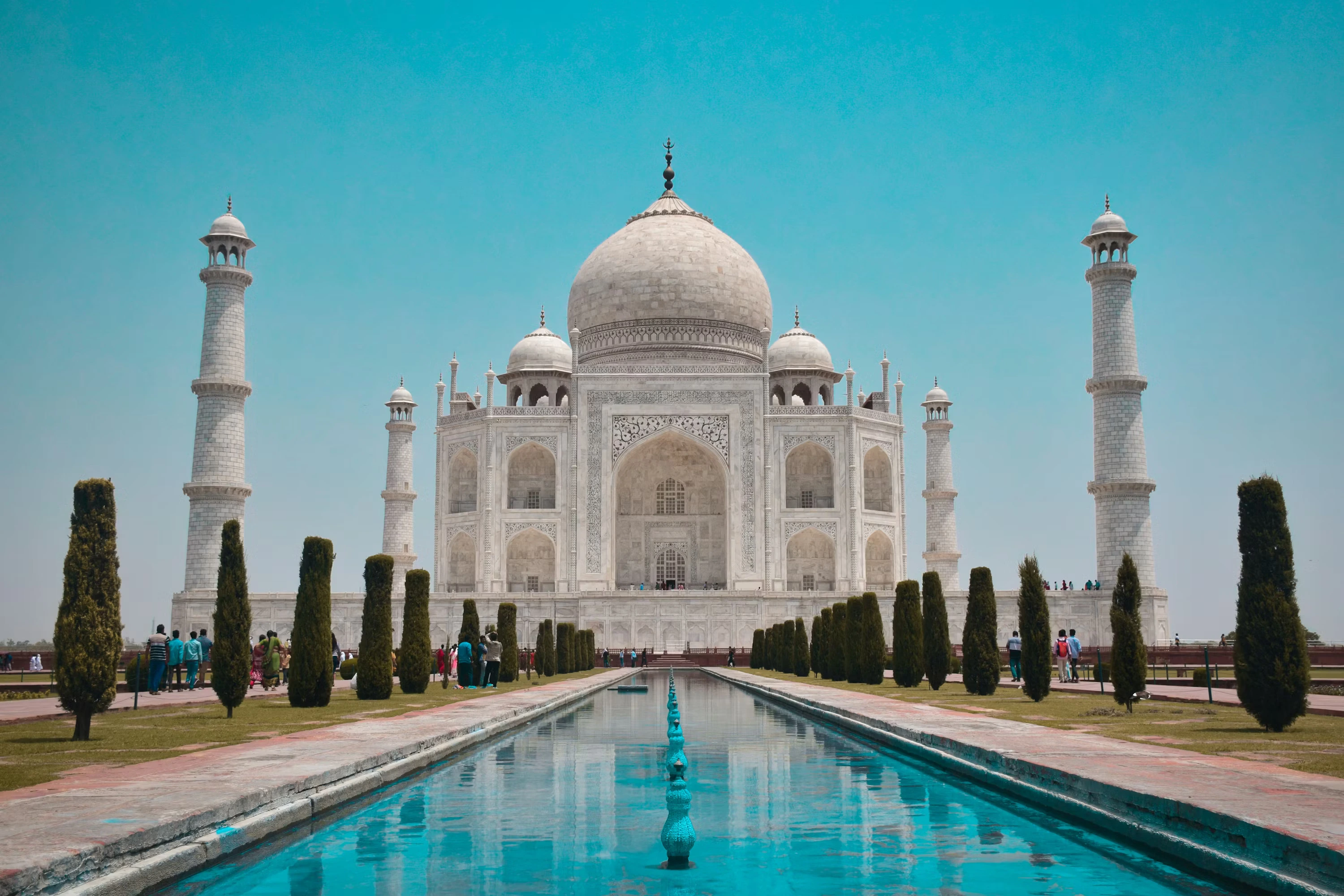 Taj Mahal in Agra, a highlight of the Golden Triangle tour in India